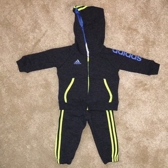 adidas Other - NWOT Adidas Sweat Suit Set 9 Mos